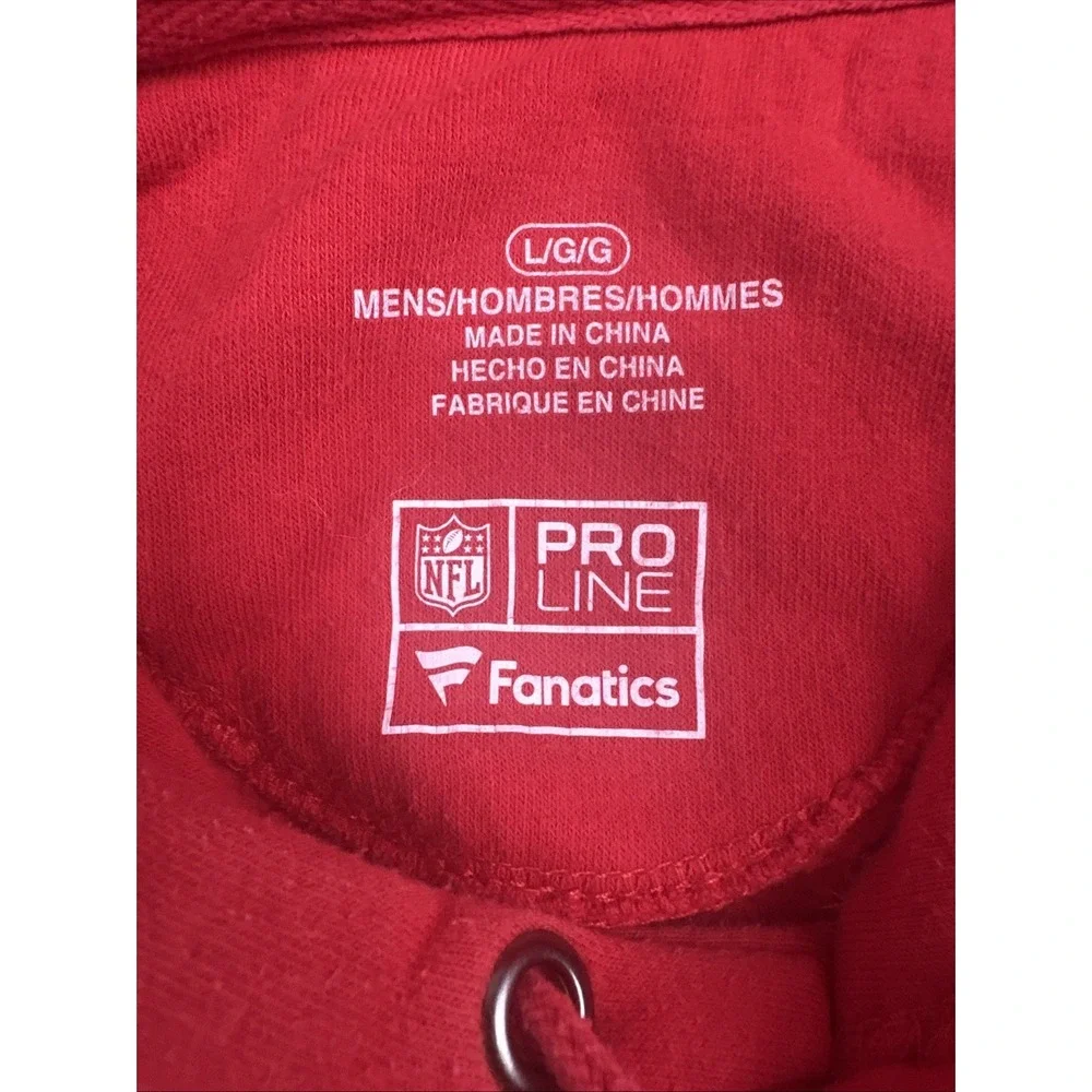 Kansas City Chiefs NFL #15 Patrick Mahomes Fanatics Men's Hoodie Red Sz Large